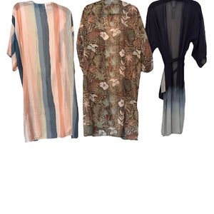 Beautiful Sheer Cover Ups. (3) One Size